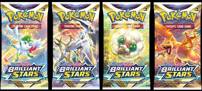 Brilliant Stars English booster pack artwork