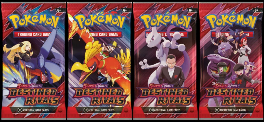 Destined Rivals English booster pack artwork