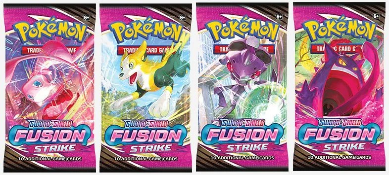 Fusion Strike English booster pack artwork