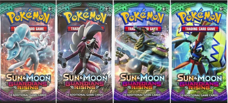 Guardians Rising English booster pack artwork