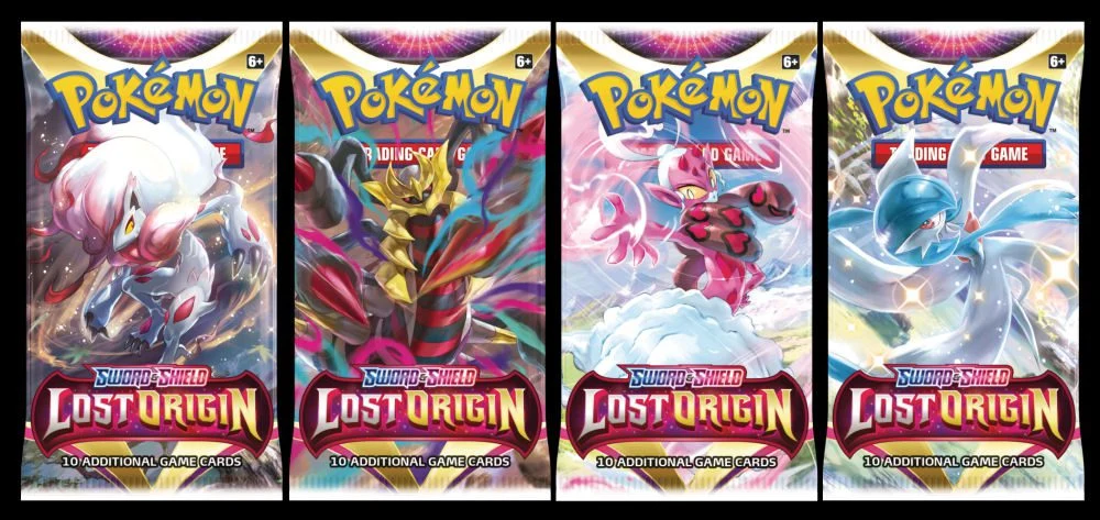 Lost Origin English booster pack artwork