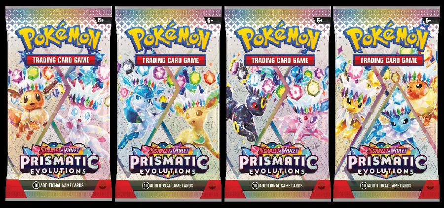 Prismatic Evolutions booster pack artwork