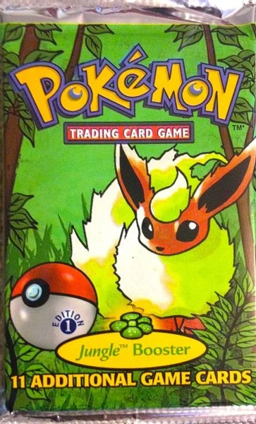 Jungle English booster pack artwork