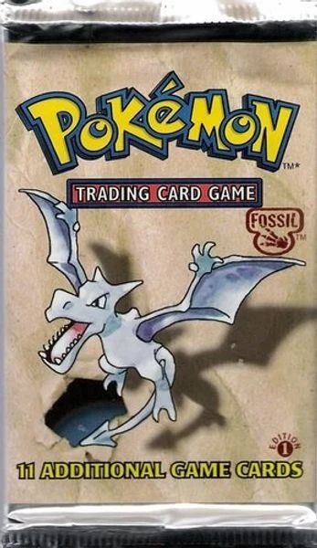 Fossil English booster pack artwork