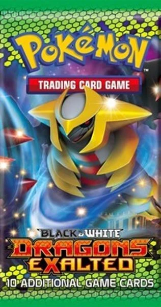Dragons Exalted English booster pack artwork