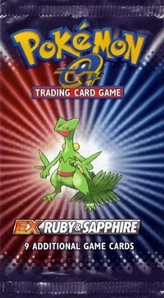 Ruby & Sapphire English booster pack artwork