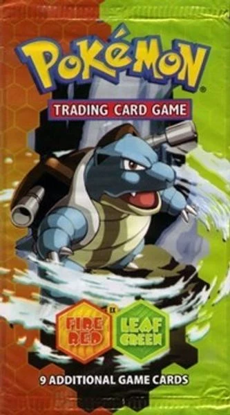 FireRed & LeafGreen English booster pack artwork