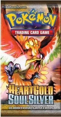 HeartGold SoulSilver English booster pack artwork