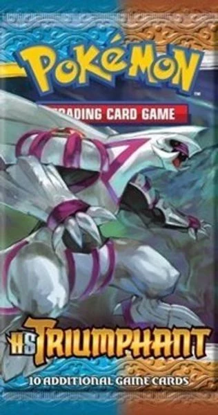 Triumphant English booster pack artwork