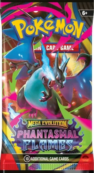 Phantasmal Flames English booster pack artwork