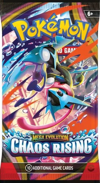 Chaos Rising English booster pack artwork
