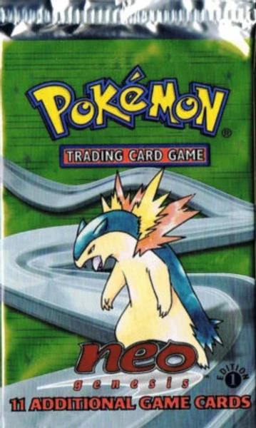 Neo Genesis English booster pack artwork