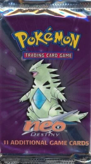 Neo Destiny English booster pack artwork