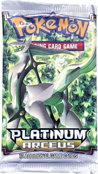 Arceus English booster pack artwork