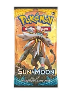 Sun & Moon English booster pack artwork