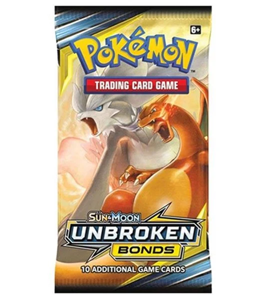 Unbroken Bonds English booster pack artwork