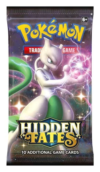 Hidden Fates English booster pack artwork
