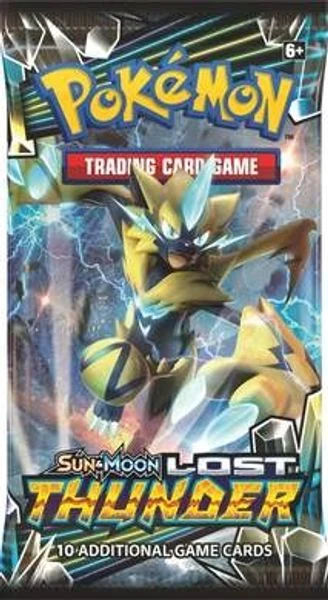 Lost Thunder English booster pack artwork