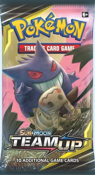 Team Up English booster pack artwork