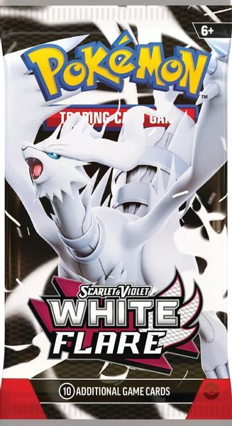 White Flare English booster pack artwork