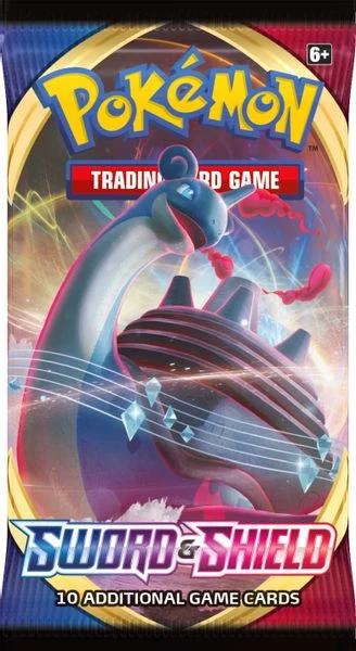 Sword & Shield English booster pack artwork