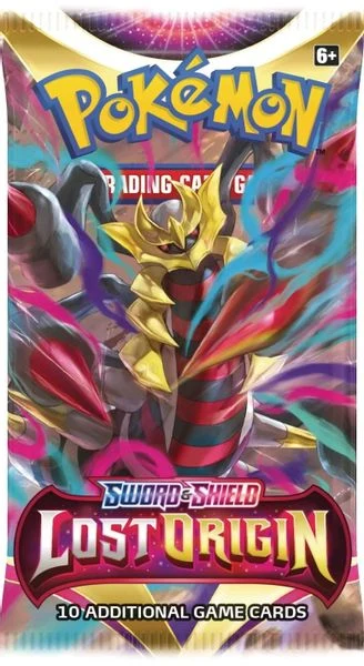 Lost Origin English booster pack artwork
