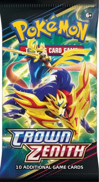 Crown Zenith English booster pack artwork