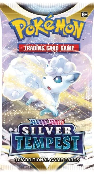 Silver Tempest English booster pack artwork