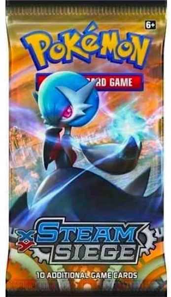 Steam Siege English booster pack artwork