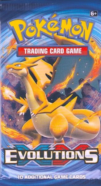 Evolutions English booster pack artwork