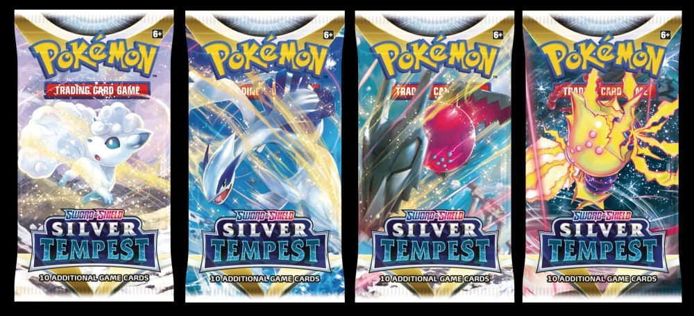 Silver Tempest English booster pack artwork