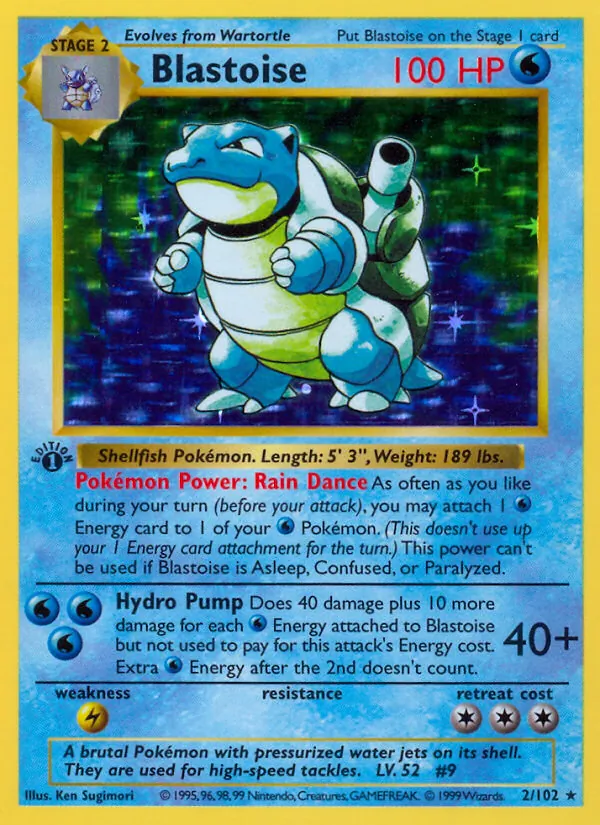 Blastoise — Base Set #2