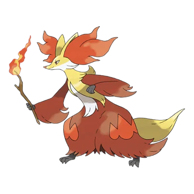 Delphox official artwork